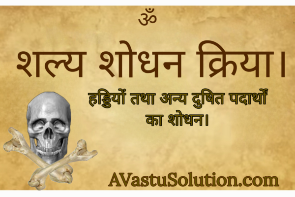 भुमि की शल्य शोधन क्रिया।